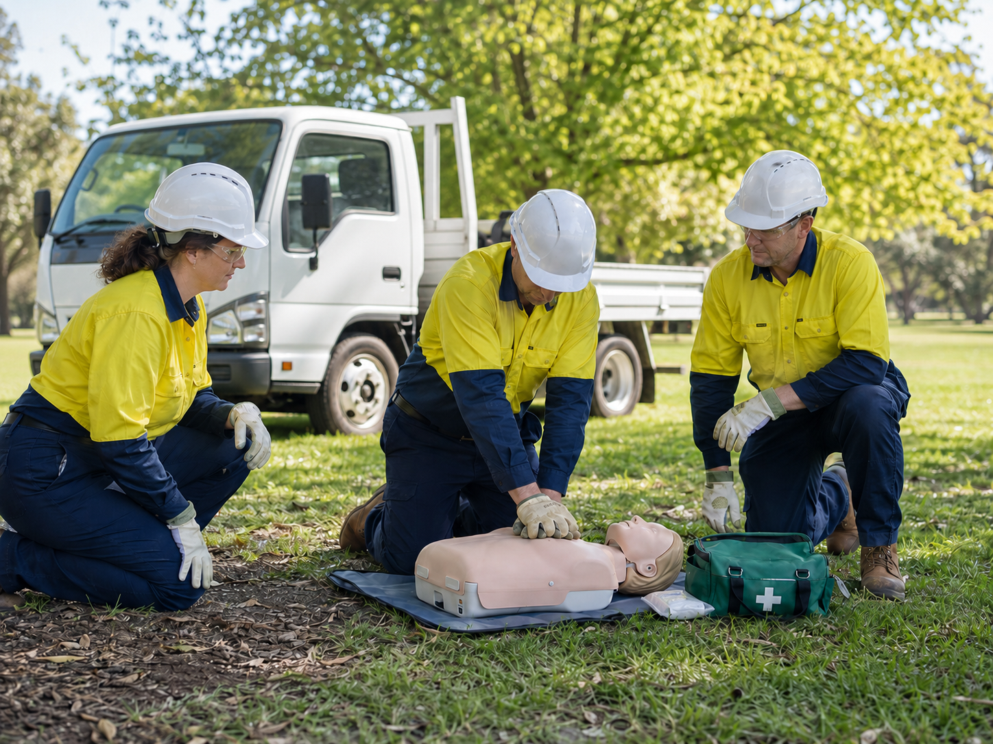 Construction CPR training for workers NSW